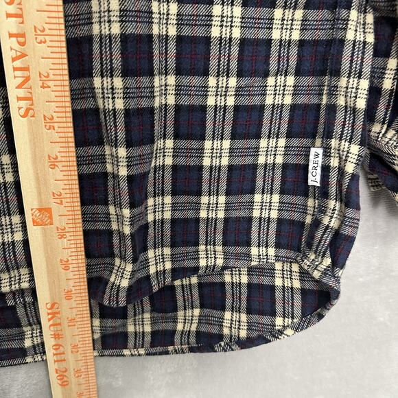 J.Crew Plaid Flannel Shirt Mens Large Thick Cabin Winter Work Rugged Preppy - Picture 7 of 8